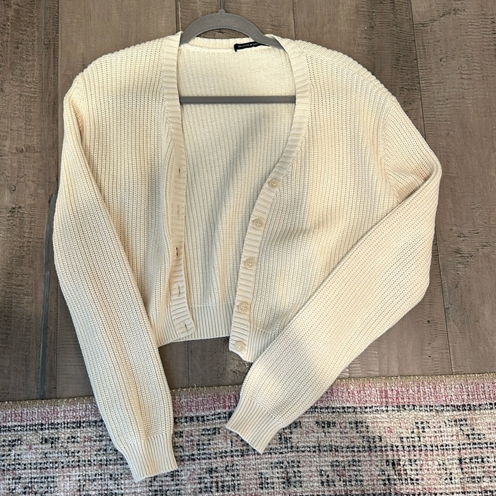 Brandy Melville Tan Cardigan
